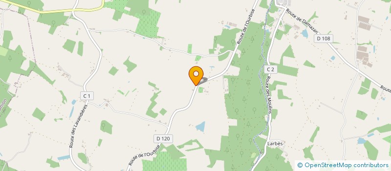 localisation de l'entreprise CASTEL PNEUS SERVICES  CASTELJALOUX