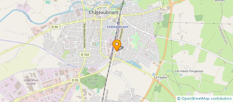 localisation de l'entreprise CASTEL PRIMEURS à CHATEAUBRIANT