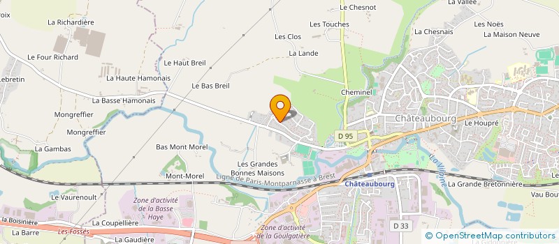 localisation de l'entreprise CASTEL RENOVATIONS INVEST  CHATEAUBOURG