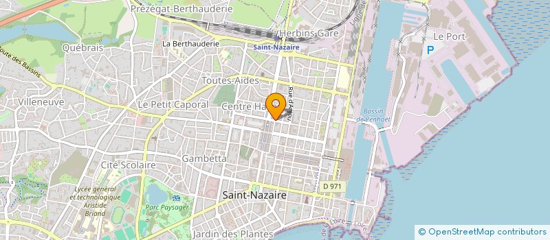 localisation de l'entreprise CASTEL-ROCK  SAINT-NAZAIRE