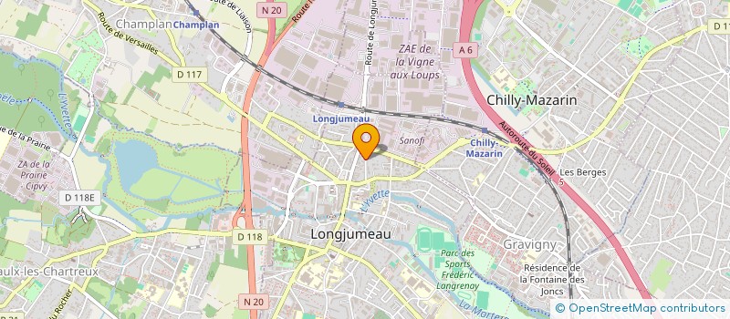 localisation de l'entreprise CASTEL'S TRAITEUR à LONGJUMEAU