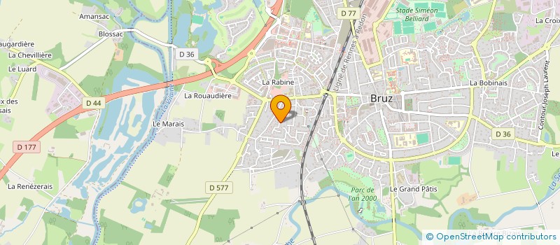 localisation de l'entreprise CASTEL STYL  BRUZ