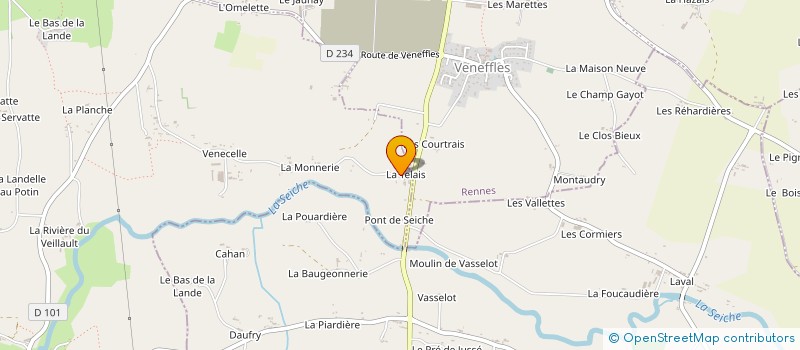 localisation de l'entreprise CASTEL TERRA à NOUVOITOU