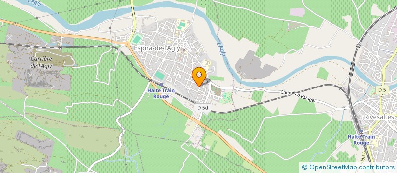 localisation de l'entreprise CASTEL THUIR  ESPIRA-DE-L'AGLY
