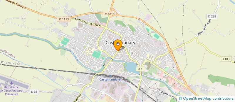 localisation de l'entreprise CASTEL TOURS SARL à CASTELNAUDARY
