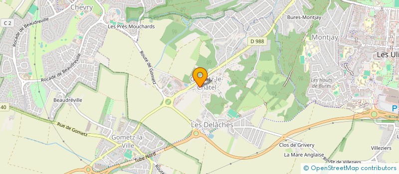 localisation de l'entreprise CASTEL TRAIL  GOMETZ-LE-CHATEL