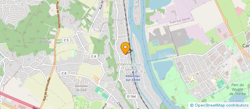 localisation de l'entreprise CASTEL VILLENNES  VILLENNES-SUR-SEINE