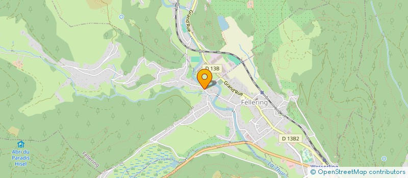 localisation de l'entreprise CASTEL3Y  FELLERING