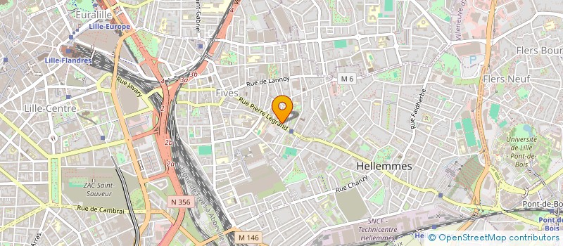 localisation de l'entreprise CASTELAIN-HERMANN à LILLE