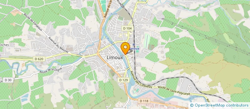 localisation de l'entreprise CASTELAR EMILE ET MICHEL à LIMOUX