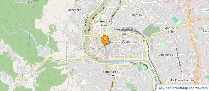 localisation de l'entreprise CASTELAS à ALES