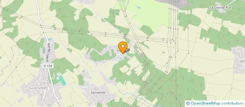 localisation de l'entreprise CASTELBEAUXDRAPS  GUERVILLE