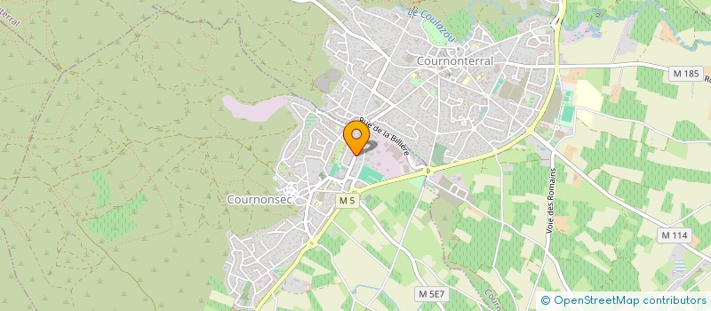 localisation de l'entreprise CASTELBOU GUY  COURNONSEC