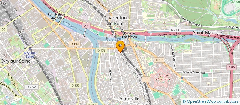 localisation de l'entreprise CASTELBROS à ALFORTVILLE