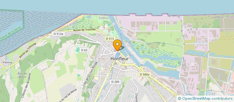 localisation de l'entreprise CASTELD  HONFLEUR