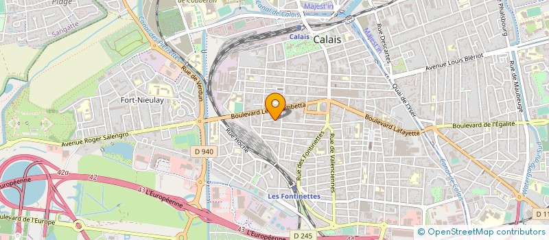 localisation de l'entreprise CASTELEYN 3 G CALAIS à CALAIS