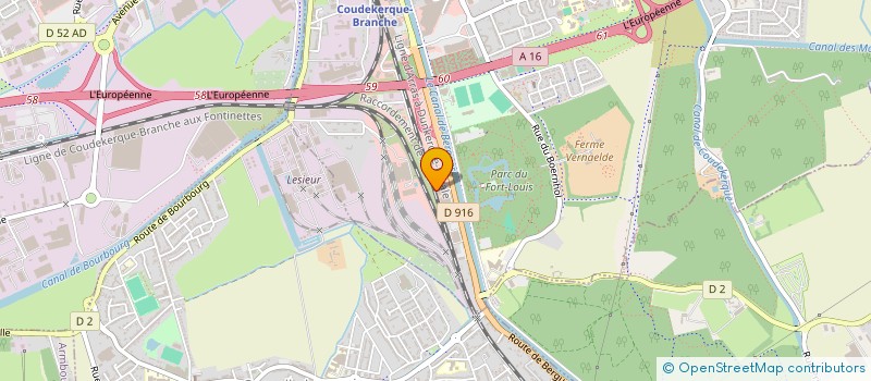 localisation de l'entreprise CASTELEYN DUNKERQUE à COUDEKERQUE-BRANCHE