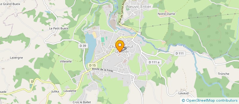 localisation de l'entreprise CASTELFLORE S'ILLUMINE à CHATEAUNEUF-LA-FORET