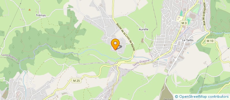 localisation de l'entreprise CASTELIA  SAINT-ETIENNE