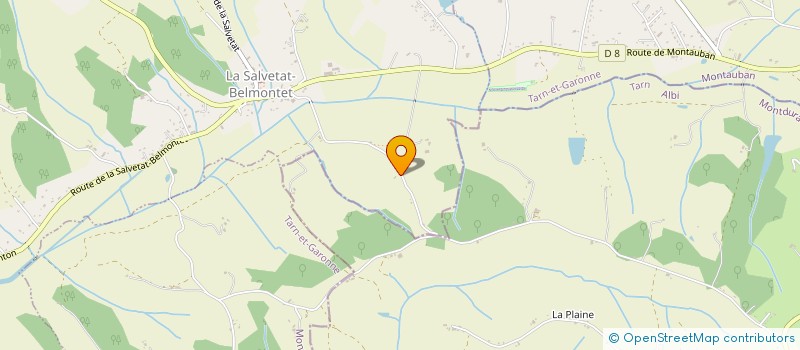 localisation de l'entreprise CASTELIMMO  LA SALVETAT-BELMONTET