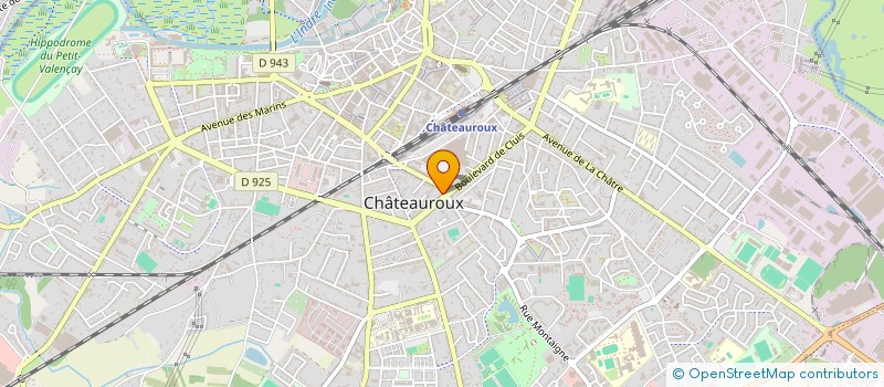 localisation de l'entreprise CASTELL à CHATEAUROUX