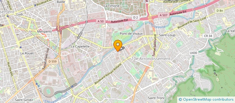 localisation de l'entreprise CASTELLA IMMOBILIER à MARSEILLE