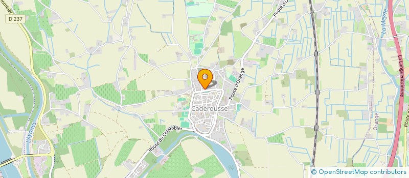 localisation de l'entreprise CASTELLAN 84  CADEROUSSE