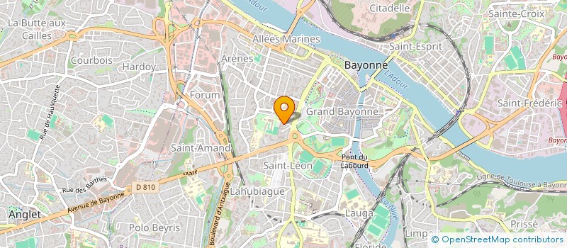 localisation de l'entreprise CASTELLANA à BAYONNE
