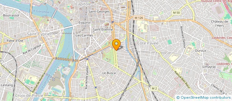 localisation de l'entreprise CASTELLANE  TOULOUSE