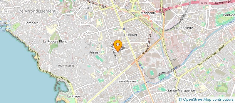 localisation de l'entreprise CASTELLANE CINQ à MARSEILLE