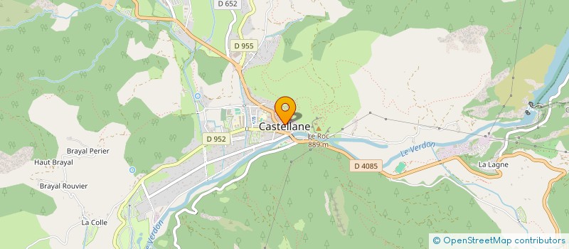 localisation de l'entreprise CASTELLANE IMMOBILIER à CASTELLANE