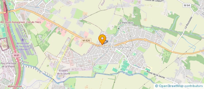 localisation de l'entreprise CASTELLANE-LC  QUINT-FONSEGRIVES