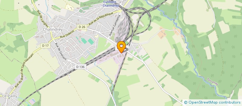 localisation de l'entreprise CASTELLANI RECYCLAGE à CHALINDREY