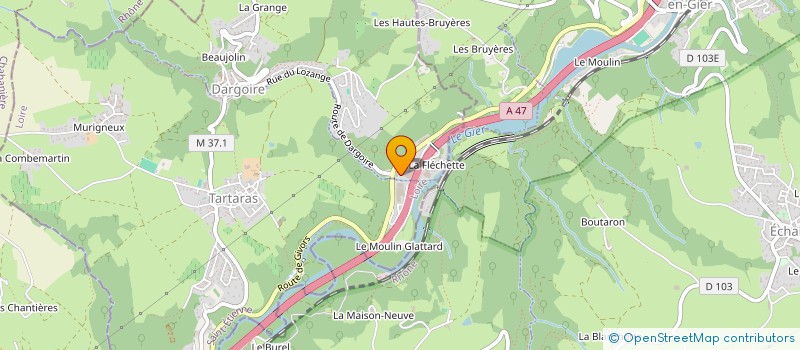 localisation de l'entreprise CASTELLANO IMMO  DARGOIRE