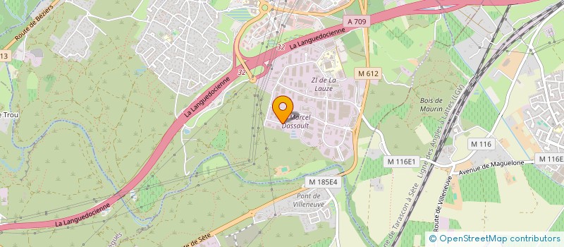 localisation de l'entreprise CASTELLANOS DISTRIBUTION POIDS LOURDS à SAINT-JEAN-DE-VEDAS