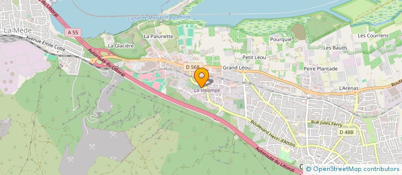 localisation de l'entreprise CASTELLAS PADEL  CHATEAUNEUF-LES-MARTIGUES