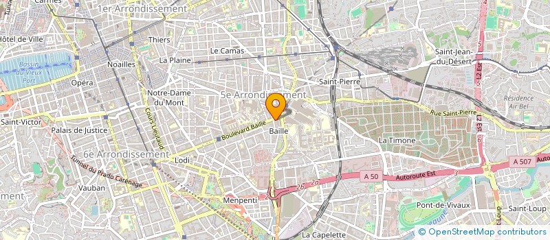 localisation de l'entreprise CASTELLI à MARSEILLE