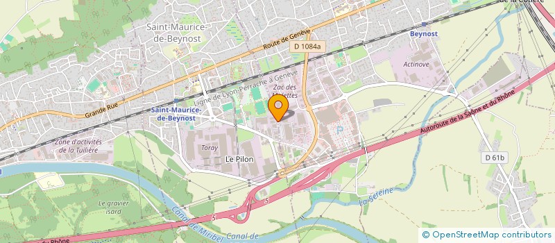 localisation de l'entreprise CASTELLI FRANCE  BEYNOST