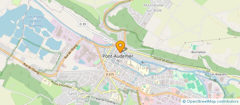 localisation de l'entreprise CASTELLO à PONT-AUDEMER