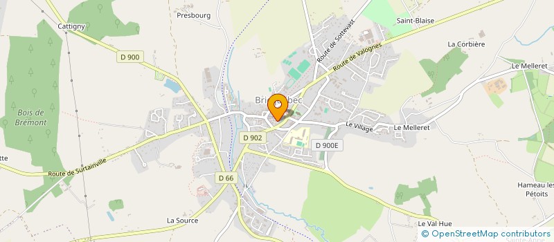 localisation de l'entreprise CASTELLU VECCHIO  BRICQUEBEC-EN-COTENTIN