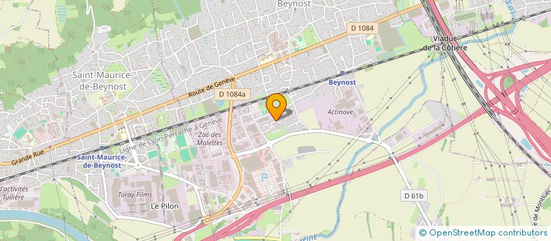 localisation de l'entreprise CASTELLUM à BEYNOST