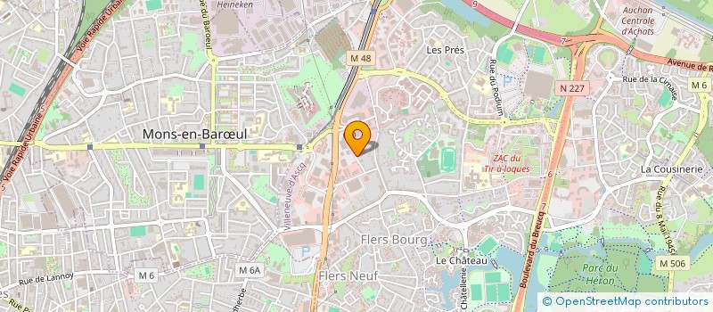 localisation de l'entreprise CASTELLUM à VILLENEUVE-D'ASCQ