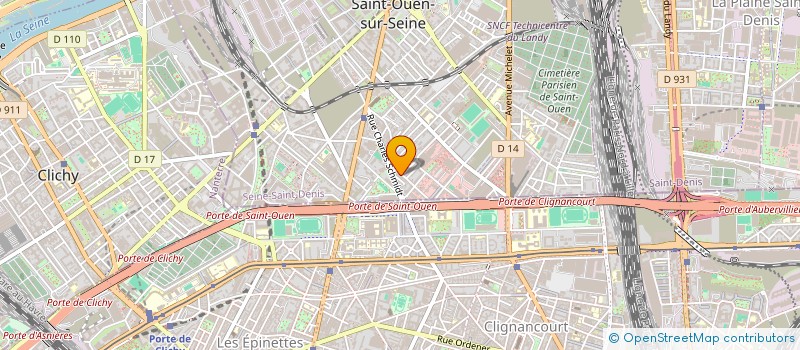 localisation de l'entreprise CASTELMAURE à SAINT-OUEN-SUR-SEINE