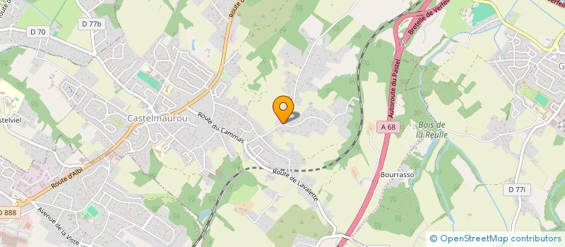 localisation de l'entreprise CASTELMAUROU  CASTELMAUROU
