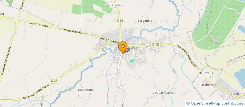 localisation de l'entreprise CASTELMAYRAN ARTS MARTIAUX  CASTELMAYRAN