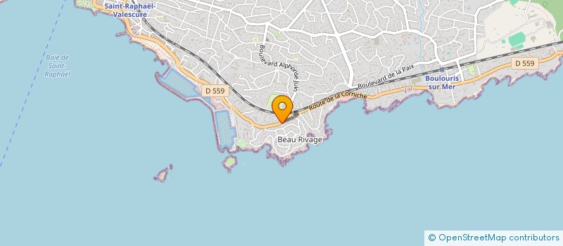 localisation de l'entreprise CASTELMINA  SAINT-RAPHAEL