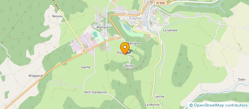 localisation de l'entreprise CASTELNAU-BIS  PUYLAGARDE