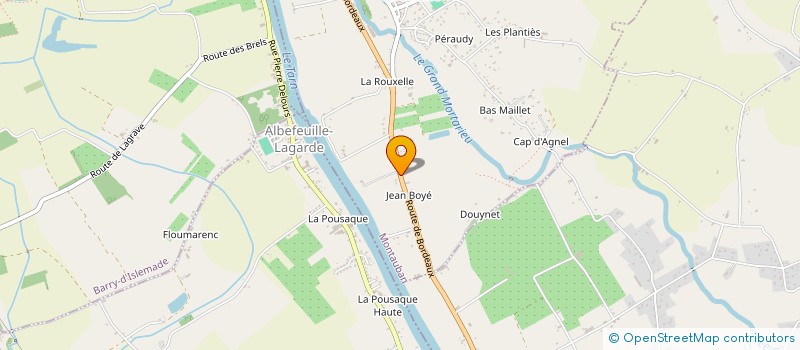 localisation de l'entreprise CASTELNAU BOZZATO à LAFRANCAISE