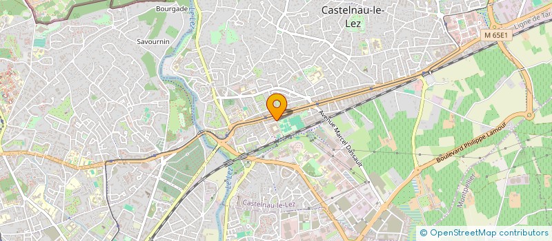 localisation de l'entreprise CASTELNAU LE CRES FOOTBALL CLUB à CASTELNAU-LE-LEZ