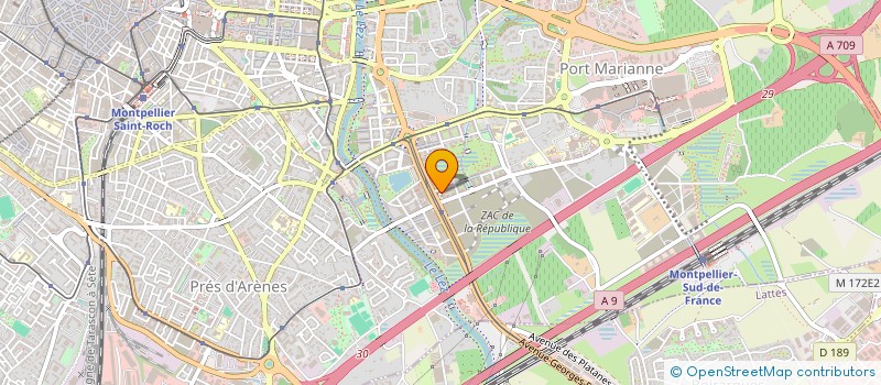 localisation de l'entreprise CASTELNAU SIGNATURE à MONTPELLIER